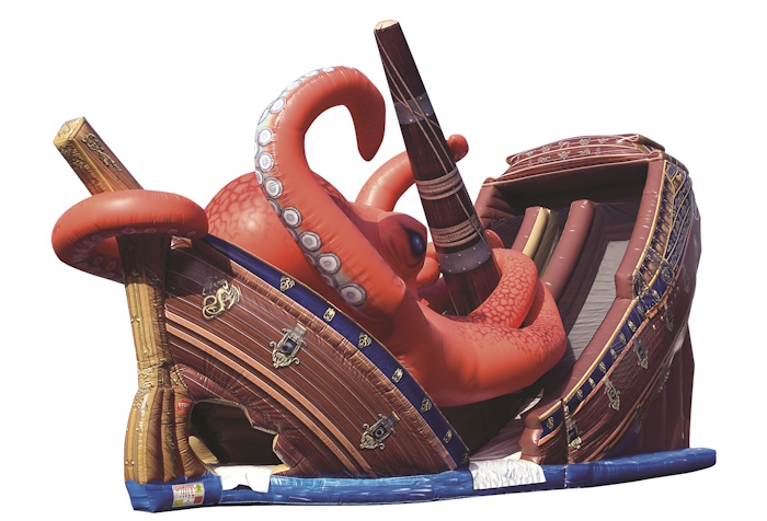 20' Kraken Attack Slide - 2 Lane - Bounce 'N' More 20' Kraken Attack Slide - 2 Lane - Bounce 'N' More