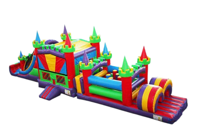 49' Rainbow Obstacle Course Rental Dallas, TX 49' Rainbow Obstacle Course Rental Dallas, TX