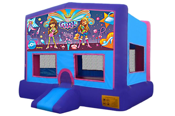 Purple It's a Girl Thing Bounce House Rental Dallas, TX Purple It's a Girl Thing Bounce House Rental Dallas, TX