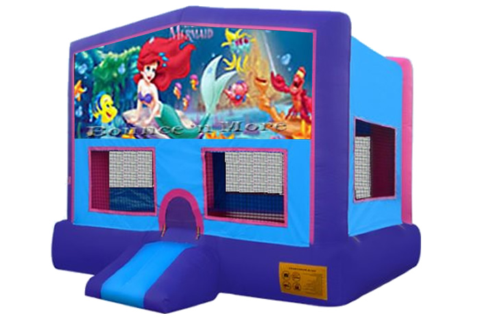 Purple Little Mermaid Bounce House Rental Dallas, TX Purple Little Mermaid Bounce House Rental Dallas, TX