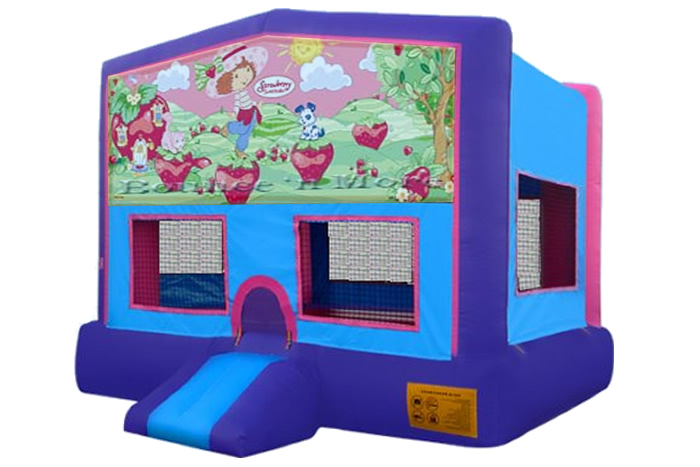 Purple Strawberry Shortcake Bounce House Rental Purple Strawberry Shortcake Bounce House Rental