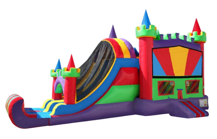 Rainbow Castle Combo Party Rental Dallas, TX Rainbow Castle Combo Party Rental Dallas, TX